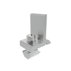 Solar ballast ground solar mounting system for solar steel bracket pile mounting system