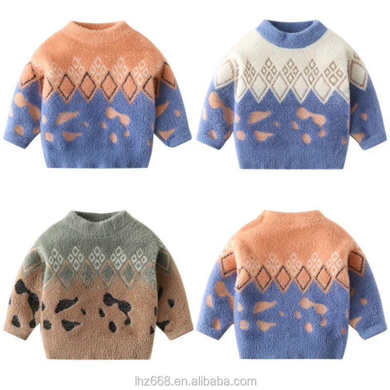 The Latest Design Boy 100% Cotton Fashion Winter And Autumn Round Neck Knitwear Kids Cashmere Sweater, Multiple colors
The Latest Design Boy 100% Cotton Fashion Winter And Autumn Round Neck Knitwear Kids Cashmere Sweater, Multiple colors