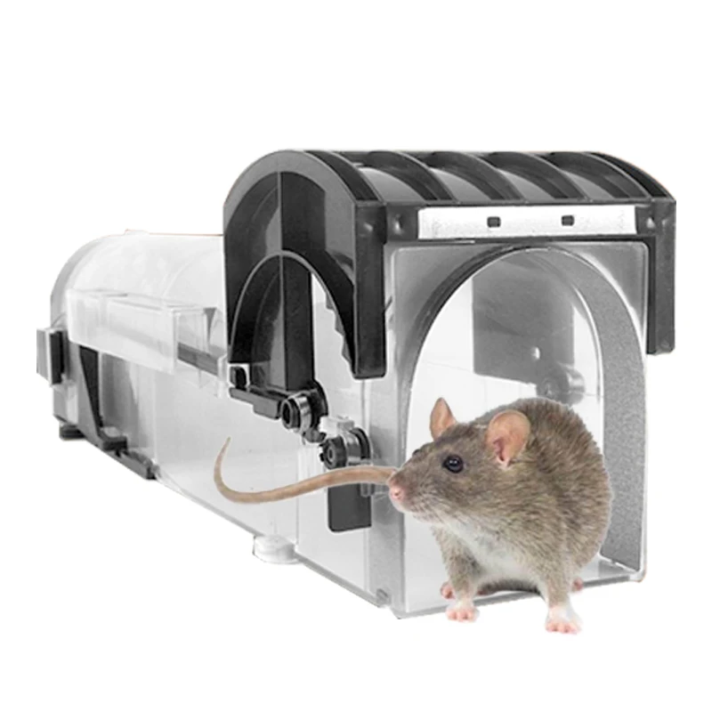 Humane Reusable Mouse Trap Cage Automatic Plastic Residencial Live Rat Mouse Traps
Humane Reusable Mouse Trap Cage Automatic Plastic Residencial Live Rat Mouse Traps
