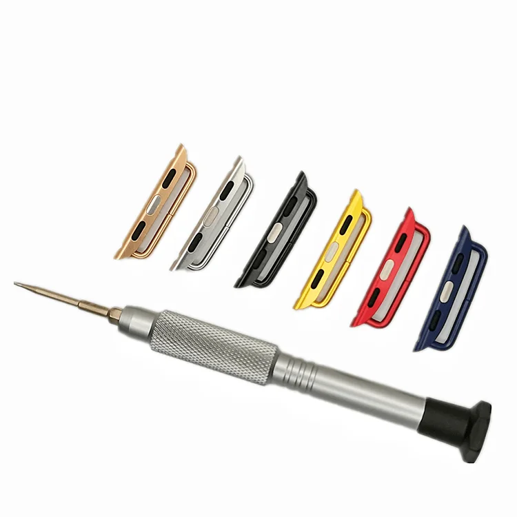 Universal connector for Apple watch strap converter Apple watch strap buckle, Silver/ black/gold/ rose gold. can be customized in more colors
Universal connector for Apple watch strap converter Apple watch strap buckle, Silver/ black/gold/ rose gold. can be customized in more colors