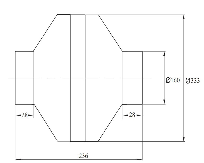 Silent Duct Fan, 24v, 48v, 150mm, 160mm - detail 12