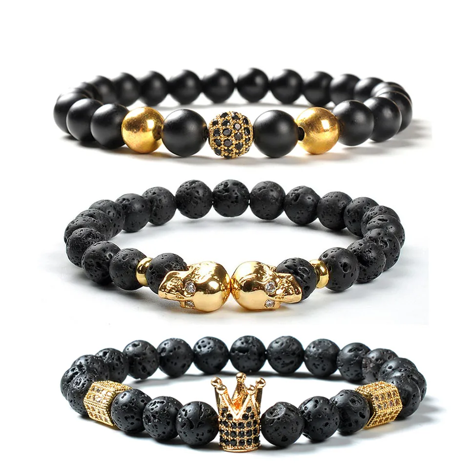 FF001 2020 Man Bangle Custom Gold Skull Custom Fashion Essential Oil Diffuser Lava Stone Jewelry Beads Bracelet, Yellow
FF001 2020 Man Bangle Custom Gold Skull Custom Fashion Essential Oil Diffuser Lava Stone Jewelry Beads Bracelet, Yellow