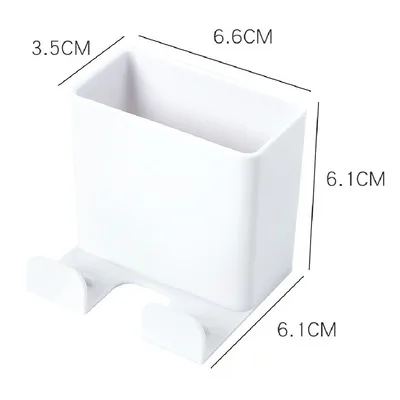 Mobile Phone Plug Holder Stand Container 1pcs Wall Mounted Organizer Storage Box Remote Control Air Conditioner Storage Case, As photo
Mobile Phone Plug Holder Stand Container 1pcs Wall Mounted Organizer Storage Box Remote Control Air Conditioner Storage Case, As photo