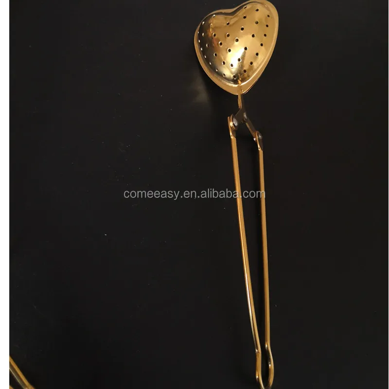 Favor With Gold Color 304 Stainless Steel Safety Handle Heart Shaped Tea Infuser With A Long Stick on sale
Favor With Gold Color 304 Stainless Steel Safety Handle Heart Shaped Tea Infuser With A Long Stick on sale