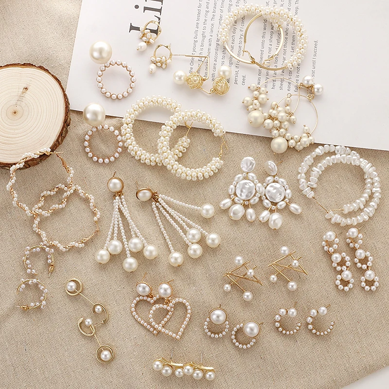ALI990045 New Design Multi Style Fashion Elegant Drop Earrings Geometric Pearl Earrings For women statement Trendy Jewelry, Picture shows
ALI990045 New Design Multi Style Fashion Elegant Drop Earrings Geometric Pearl Earrings For women statement Trendy Jewelry, Picture shows