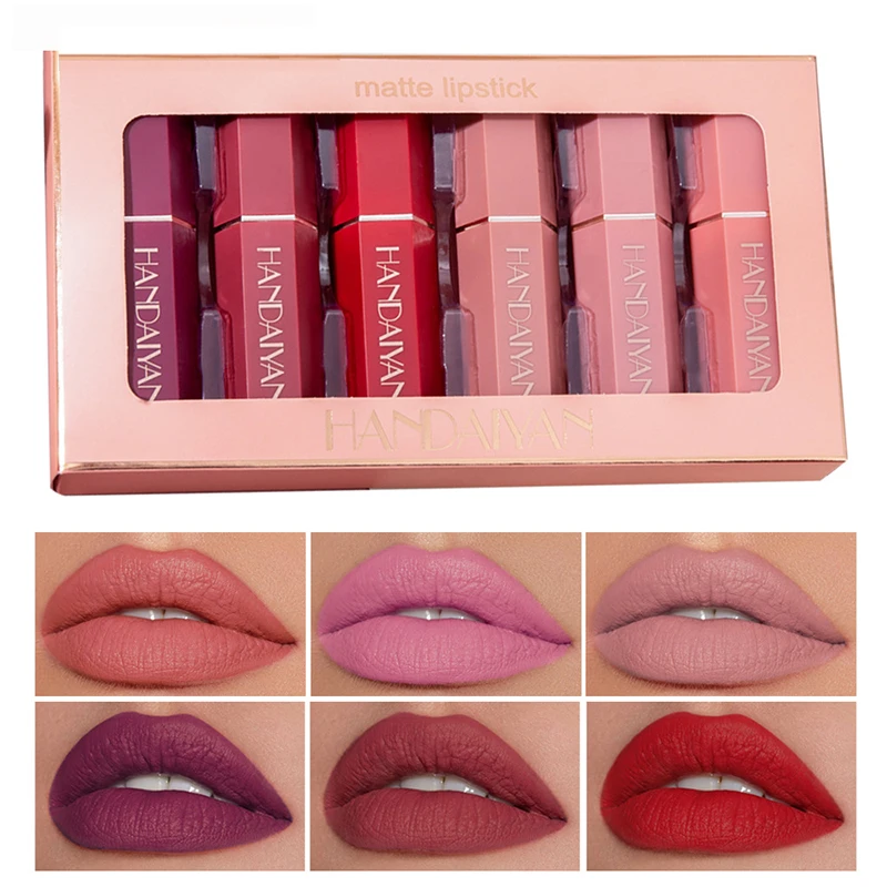 6Colors/Sets Cigarette Lipstick Velvet Makeup Long Lasting Matte Waterproof Lip Balm Cosmetics wholesale
6Colors/Sets Cigarette Lipstick Velvet Makeup Long Lasting Matte Waterproof Lip Balm Cosmetics wholesale