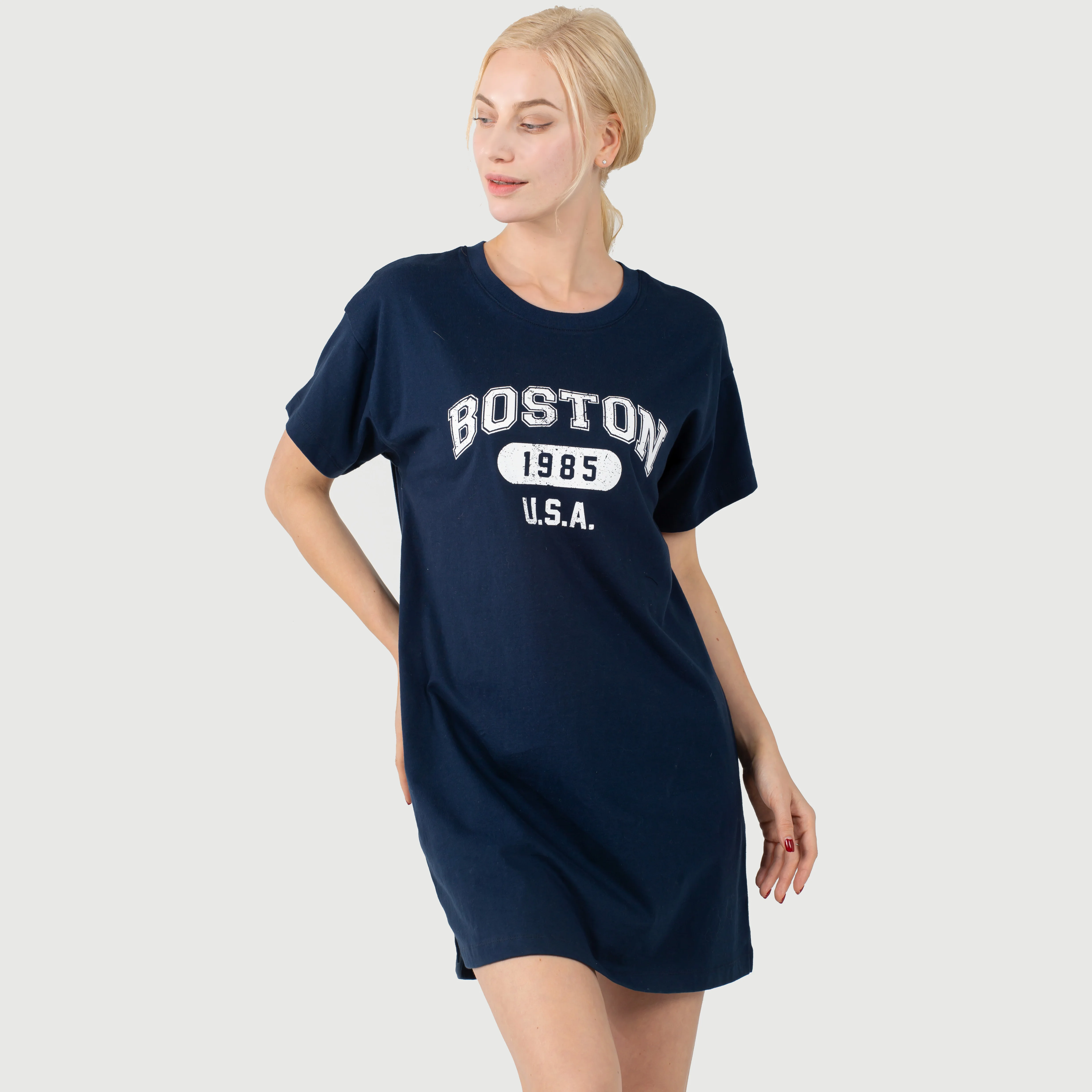 2021 Women Summer Casual Custom Crew Neck Short Sleeve Jersey Cotton Fashion T Shirt Dresses
2021 Women Summer Casual Custom Crew Neck Short Sleeve Jersey Cotton Fashion T Shirt Dresses