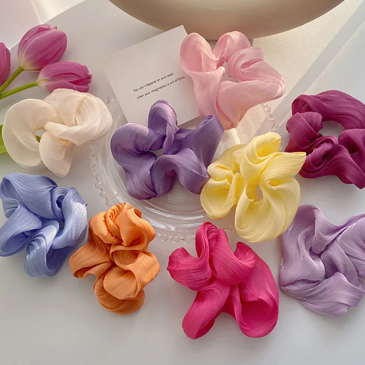 OUYE korean fashion hair ties silk Wholesale silk hair ties designer accessories women colorful summer hair accessories
OUYE korean fashion hair ties silk Wholesale silk hair ties designer accessories women colorful summer hair accessories