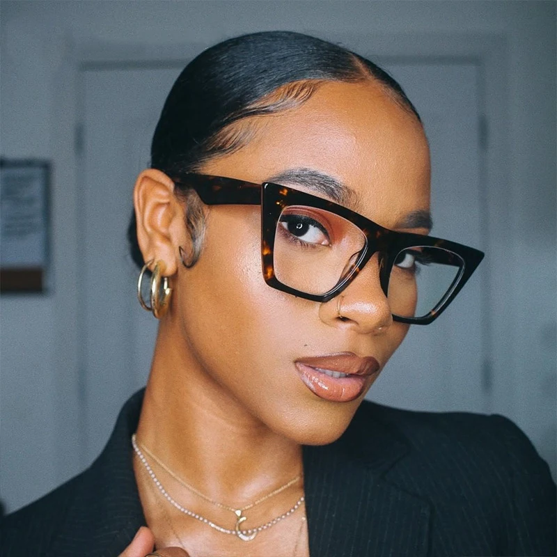 LBASHADES Trendy Big Square Cat Eye Women Glasses Tr frame Anti Blue Light Eye Glasses Eyewear Men Optical Frames Eyeglasses
LBASHADES Trendy Big Square Cat Eye Women Glasses Tr frame Anti Blue Light Eye Glasses Eyewear Men Optical Frames Eyeglasses