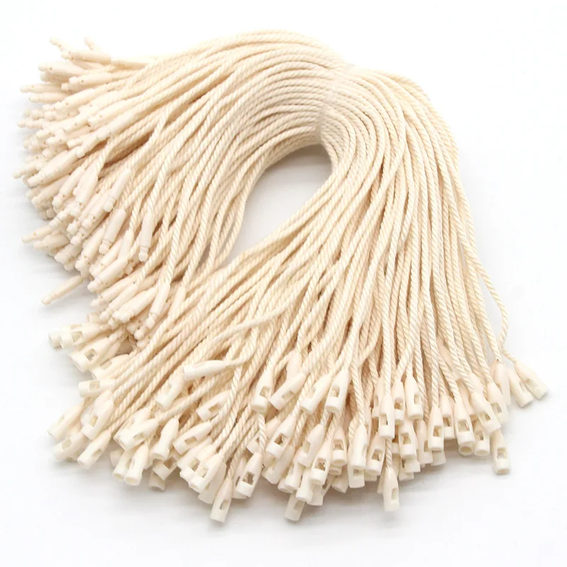 20CM Factory stock nice price seal tag cotton strings bullet plug loop lock cord for Hang Tags
20CM Factory stock nice price seal tag cotton strings bullet plug loop lock cord for Hang Tags