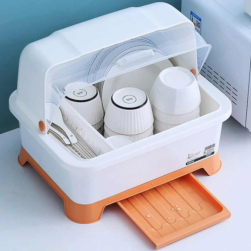 Kitchen Drainer Holder Plastic Dish Rack With Cover for Bowl Drying, Gray,blue,orange
Kitchen Drainer Holder Plastic Dish Rack With Cover for Bowl Drying, Gray,blue,orange