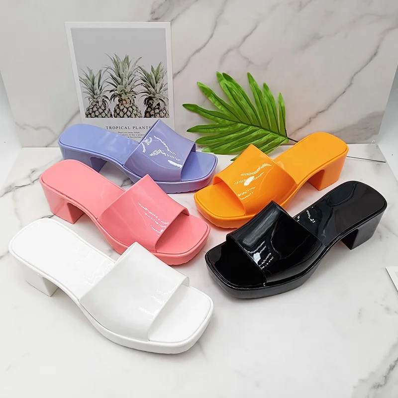 Summer High Heel Ladies Platform Sandals Dress Shoes PVC Nude Casual Women Jelly Shoes, Black, white, blue, pink, orange, custom color...
Summer High Heel Ladies Platform Sandals Dress Shoes PVC Nude Casual Women Jelly Shoes, Black, white, blue, pink, orange, custom color...