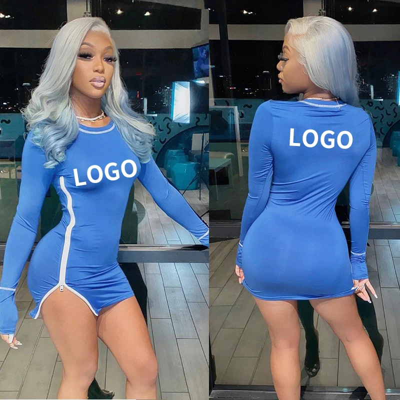 Womens Bodycon Dress Sexy Side Zipper Dress Women Casual Mini Dress 2021 New Arrival Fashion Streetwear rib knit
Womens Bodycon Dress Sexy Side Zipper Dress Women Casual Mini Dress 2021 New Arrival Fashion Streetwear rib knit