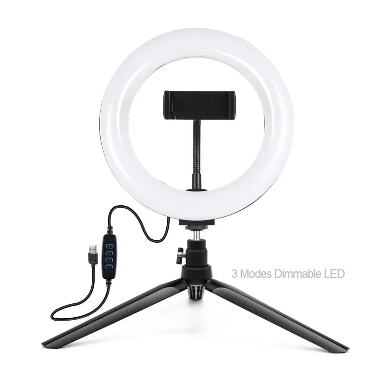 PULUZ 7.9 inch 20cm Light + Desktop Tripod USB 3 Modes Dimmable LED Video Photography Light
PULUZ 7.9 inch 20cm Light + Desktop Tripod USB 3 Modes Dimmable LED Video Photography Light