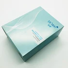 Custom UV Offset Print Frosted Silver Paper Box with corrugated Inner box