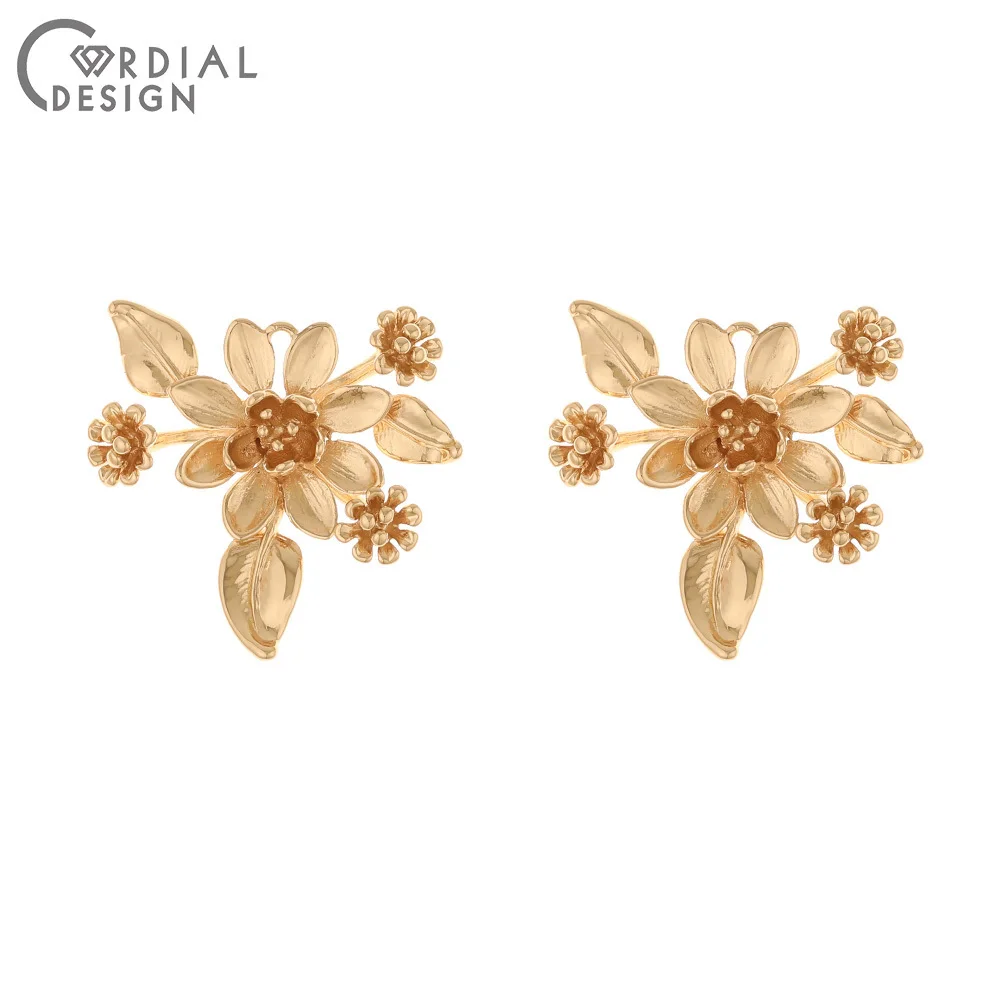 Jewelry Accessories Cordial Design 50Pcs 25*26M Jewelry Accessories Charms Flower Shape Copper Hand Made Earrings Findings &
Jewelry Accessories Cordial Design 50Pcs 25*26M Jewelry Accessories Charms Flower Shape Copper Hand Made Earrings Findings &