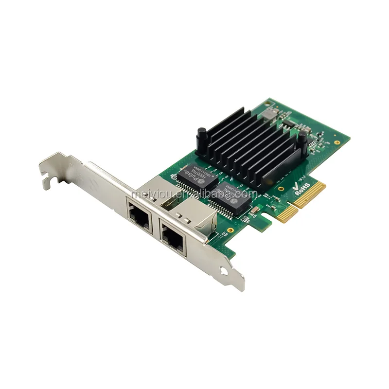 pci-e x4 rj45服务器双端口千兆以太网10/100/1000mbps网络接口卡