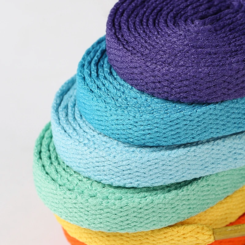Hot Seller 8mm Flat Shoelaces Sneaker Shoe Laces Colorful Decorative Shoelaces, Customized
Hot Seller 8mm Flat Shoelaces Sneaker Shoe Laces Colorful Decorative Shoelaces, Customized