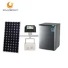 solar power 12V 24V dc small portable camping use dc compressor working 70L refrigerators solar power mini fridge