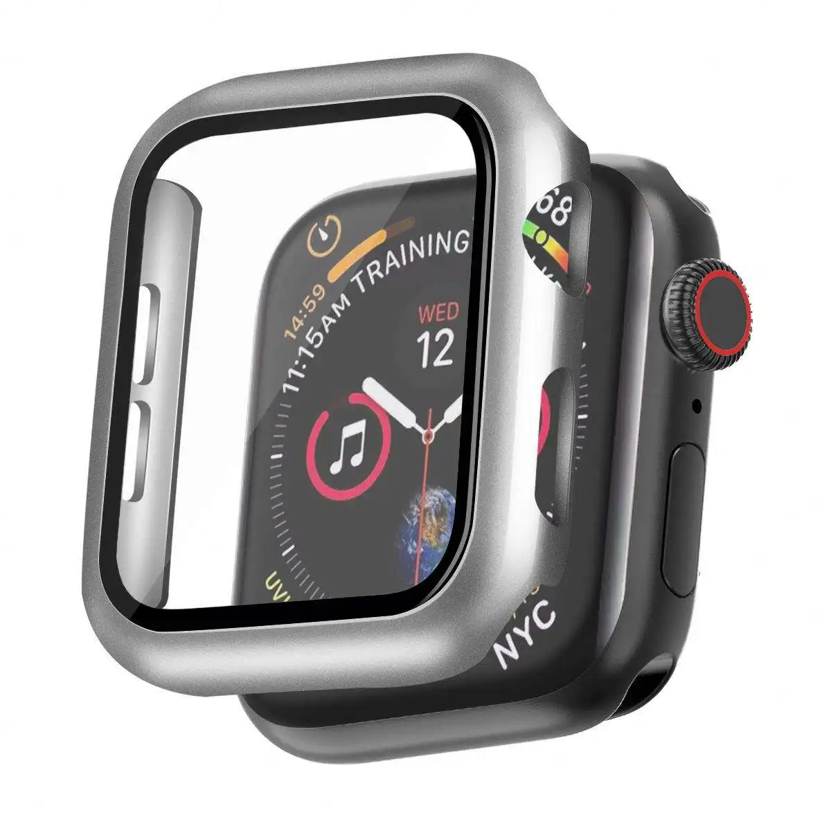 2021 New 2 In 1 Tempered Glass + Pc Toughened Film Integrated Cover Colorful Case For Iwatch Series 3 4 5 6, Crystal clear
2021 New 2 In 1 Tempered Glass + Pc Toughened Film Integrated Cover Colorful Case For Iwatch Series 3 4 5 6, Crystal clear