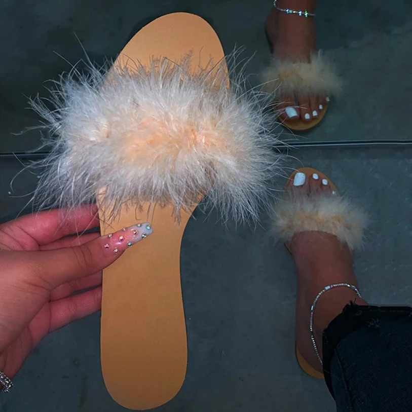 2020 New Arrival Ladies Flat Furry Slippers Slides for Women plush slipper shoes Fashion ladies sandals and slippers, Yellow, black, apricot
2020 New Arrival Ladies Flat Furry Slippers Slides for Women plush slipper shoes Fashion ladies sandals and slippers, Yellow, black, apricot