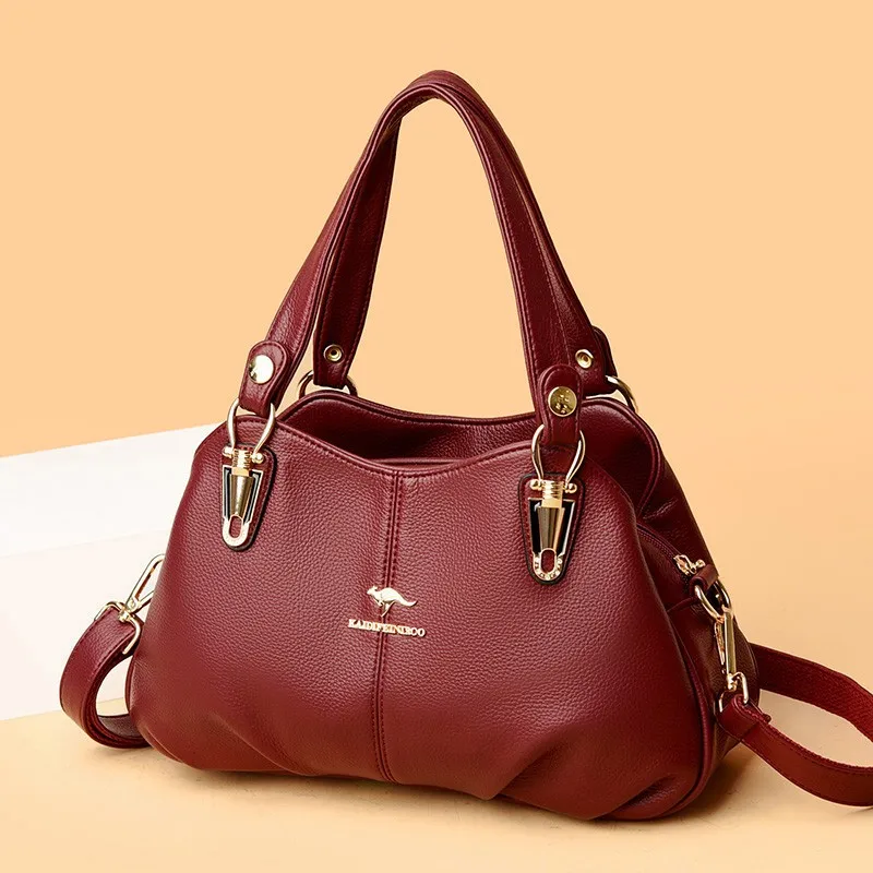 Famous design Female backpack Soft Leather Crossbody large red shoulder bag women backpack For Women
Famous design Female backpack Soft Leather Crossbody large red shoulder bag women backpack For Women