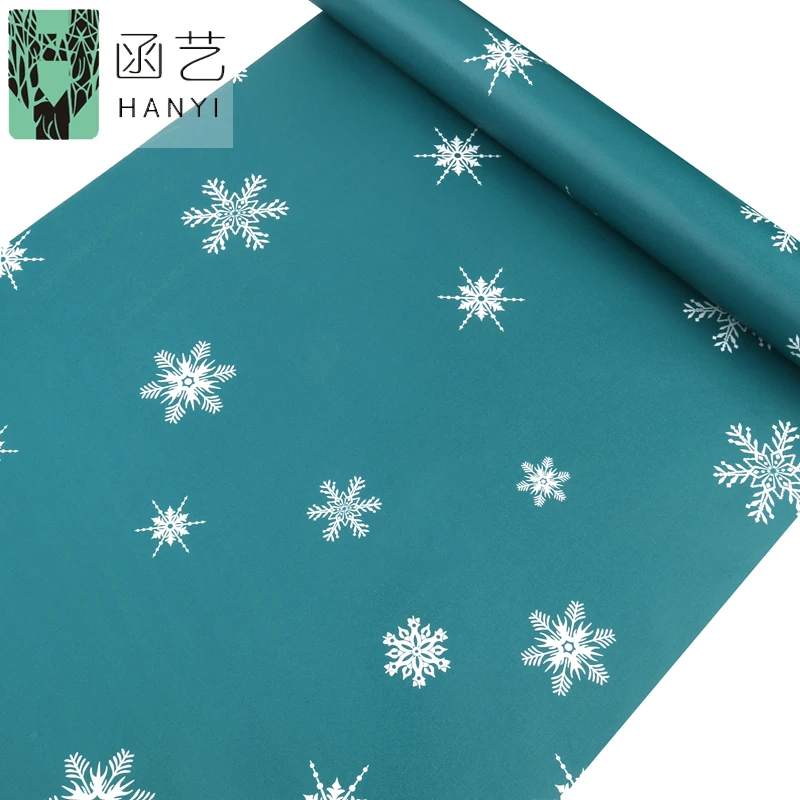 Snow Fresh-style Self-adhesive Wallpaper PVC Waterproof Stain-proof Wall Sticker for Home Renovation