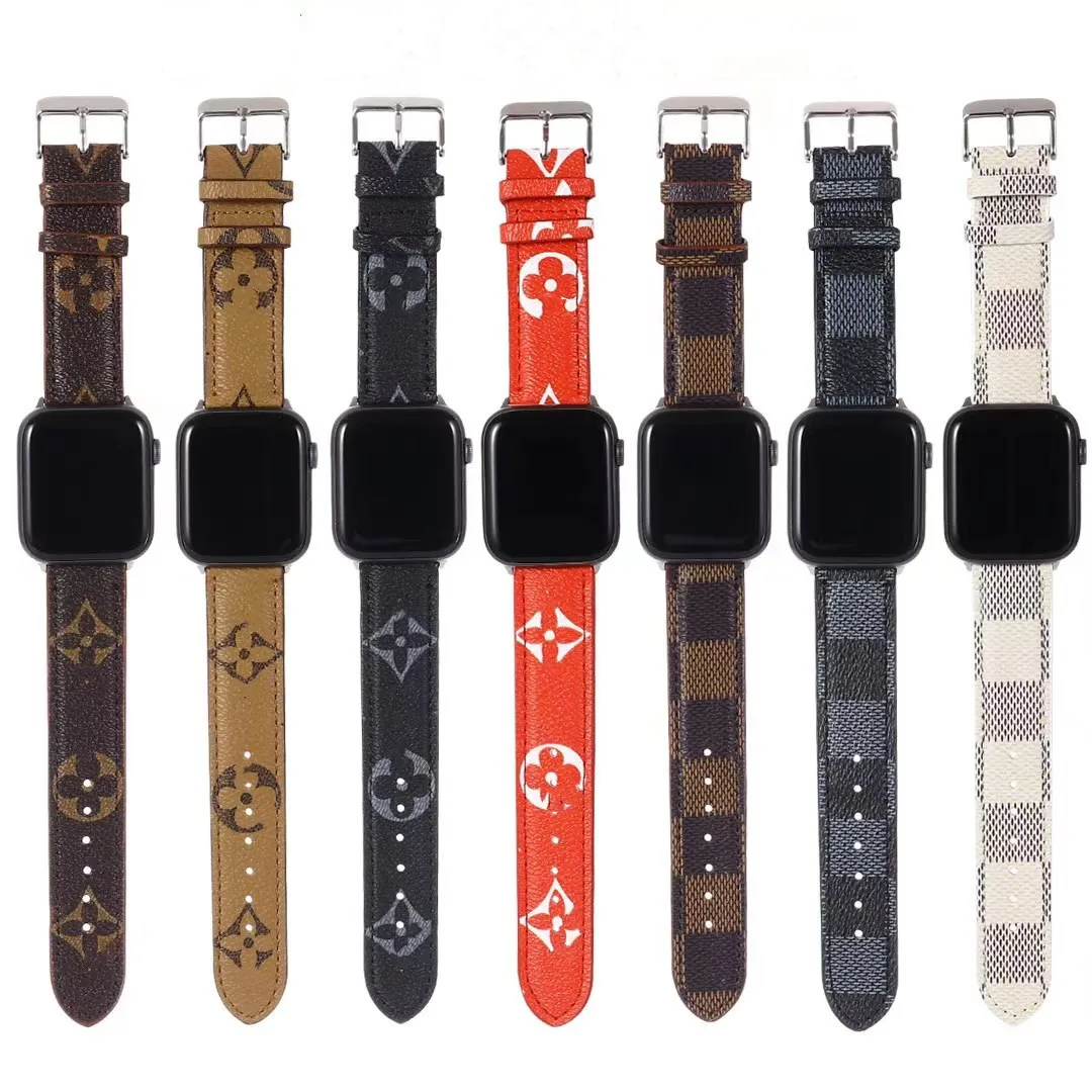 Luxury designer watch bands for apple watch 38mm 40mm 42mm 44mm for apple watch leather strap, Multi colors
Luxury designer watch bands for apple watch 38mm 40mm 42mm 44mm for apple watch leather strap, Multi colors