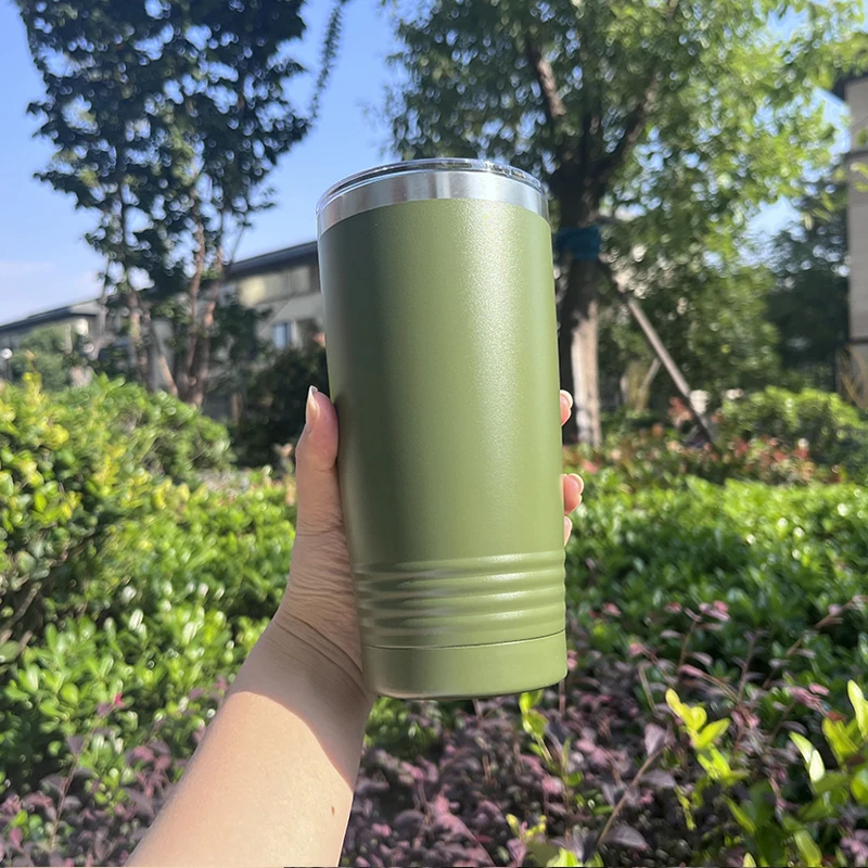 Laser Engraveable 20oz Powder Coated Tumbler Travel Coffee Mug Stainless Steel Car Tumbler Cups With Lid
Laser Engraveable 20oz Powder Coated Tumbler Travel Coffee Mug Stainless Steel Car Tumbler Cups With Lid