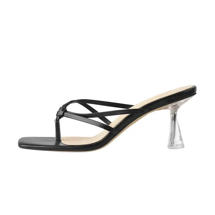 Women Transparent Shoes Female Slip On Comfortable Outdoor Black Open Toe Clear High Heel Slipper Sandals
Women Transparent Shoes Female Slip On Comfortable Outdoor Black Open Toe Clear High Heel Slipper Sandals