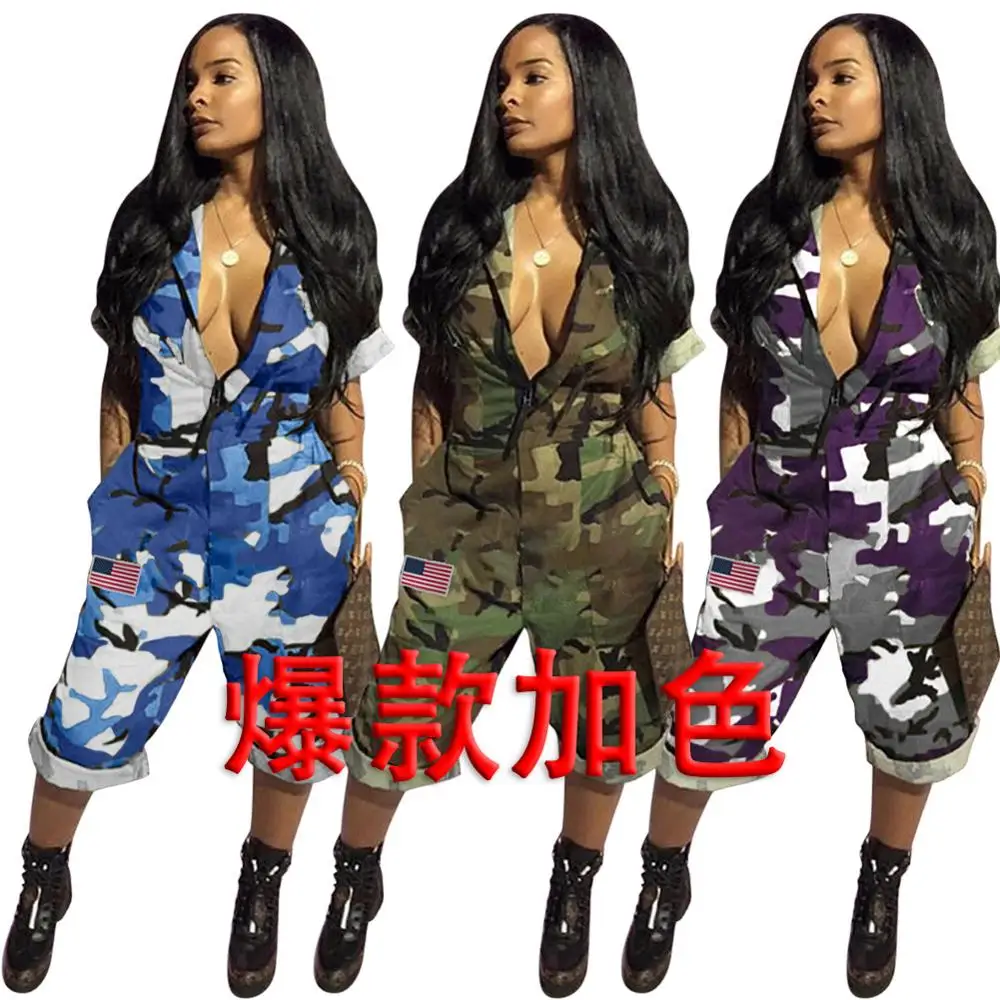 Europe and America sexy long sleeve camouflage jumpsuits rompers capri pants deep v neck jumpsuit for women, White, black,orange, as picture
Europe and America sexy long sleeve camouflage jumpsuits rompers capri pants deep v neck jumpsuit for women, White, black,orange, as picture