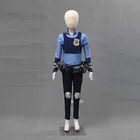 Sex Black Customized Sex Police Cosplay Black Leather Dress Women Halloween Costumes
