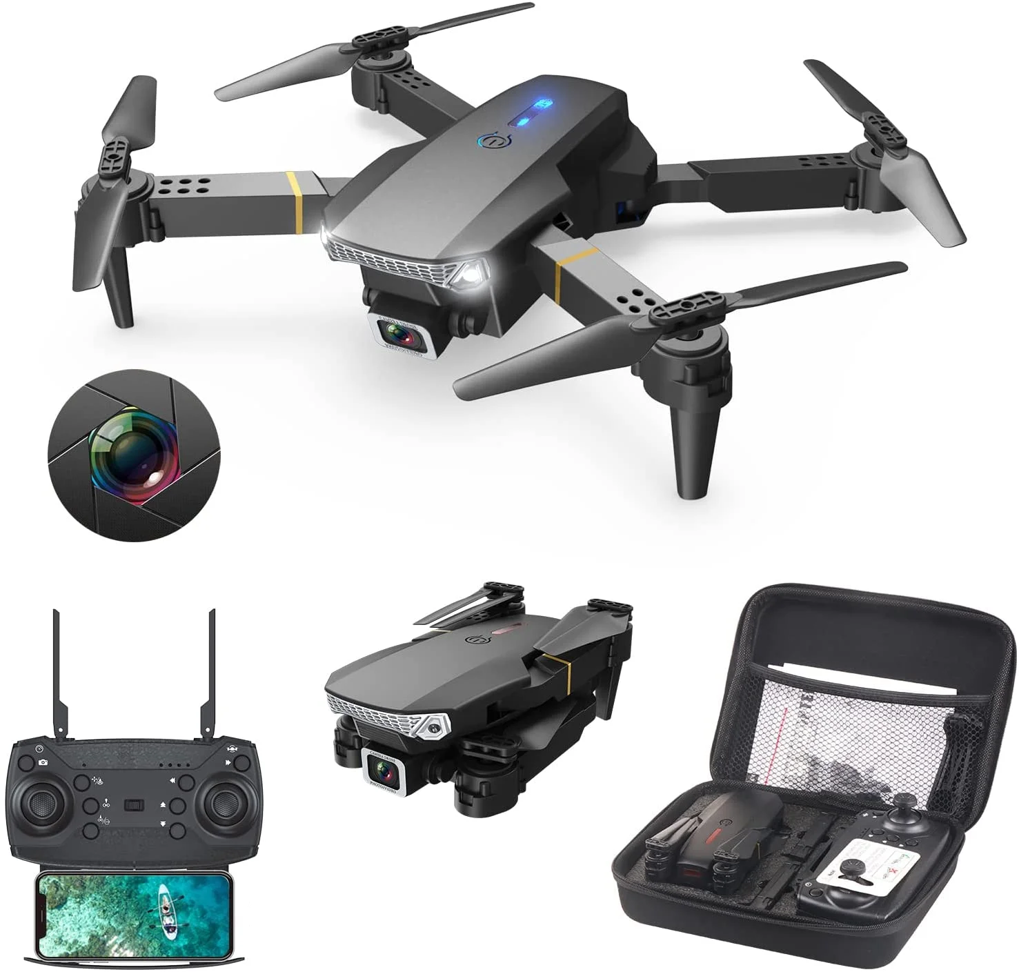 Cheap Price altitude hold HD camera RC foldable drones with 4k camera and gps drone remote control mini drone camera, Grey +black
Cheap Price altitude hold HD camera RC foldable drones with 4k camera and gps drone remote control mini drone camera, Grey +black