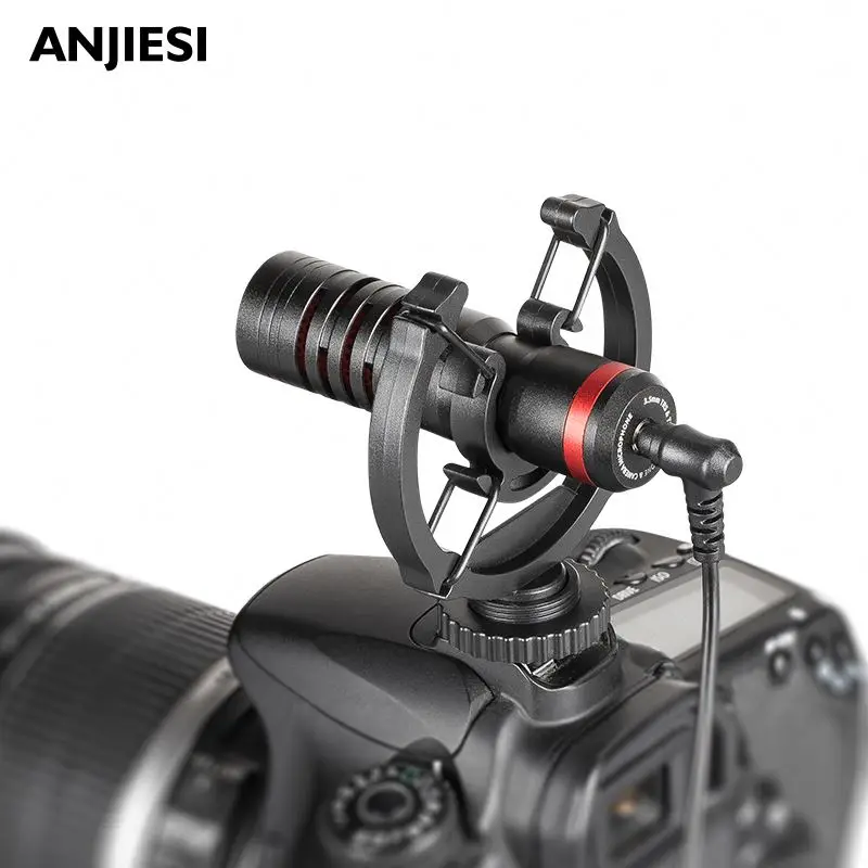 

live broadcast video shotgun microphone noise reduction Mobile phone interview DSLR camera interview livestream Recording