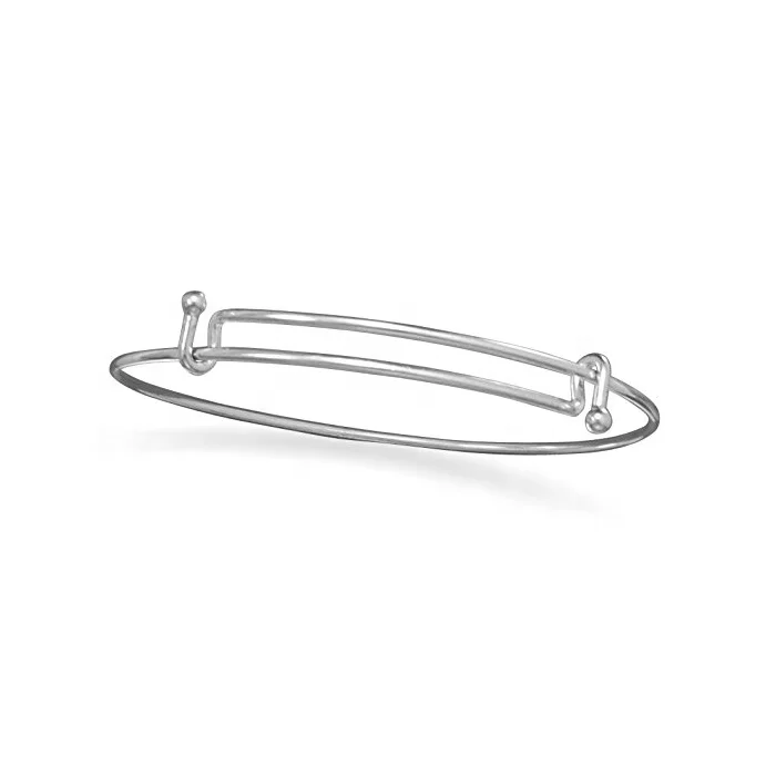 Stainless Steel Simple Style Custom Personalized Double Hook Expandable Wire Adjustable Bracelet Bangle
Stainless Steel Simple Style Custom Personalized Double Hook Expandable Wire Adjustable Bracelet Bangle