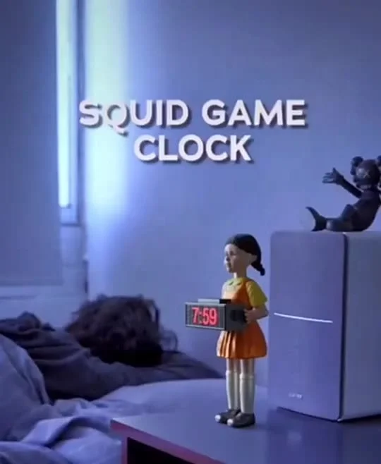 Pre-Sale New Product Squid Game Alarm Clock Resin Ornament 123 Wooden Doll Alarm Clock With Peripheral Decoration, Black
Pre-Sale New Product Squid Game Alarm Clock Resin Ornament 123 Wooden Doll Alarm Clock With Peripheral Decoration, Black