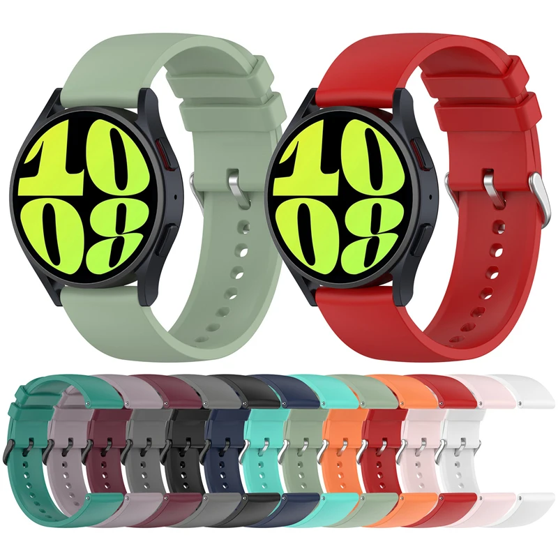 20mm 22mm Smartwatch Watchband Sport Loop Silicone Strap watch band For Samsung Galaxy Watch 6 5 Correa
20mm 22mm Smartwatch Watchband Sport Loop Silicone Strap watch band For Samsung Galaxy Watch 6 5 Correa