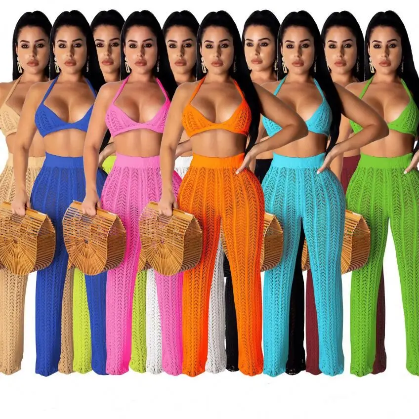 2021 New design halter sexy summer outfits for women see through sets womens clothing two piece backless 2 piece set women sexy
2021 New design halter sexy summer outfits for women see through sets womens clothing two piece backless 2 piece set women sexy