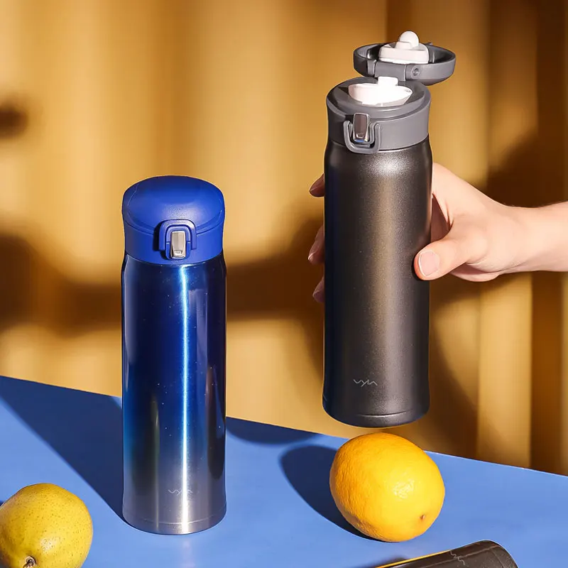 Fashion Simple inside outside 304 Stainless Steel insulation cup Bounce lid 500ml Straight Cup
Fashion Simple inside outside 304 Stainless Steel insulation cup Bounce lid 500ml Straight Cup