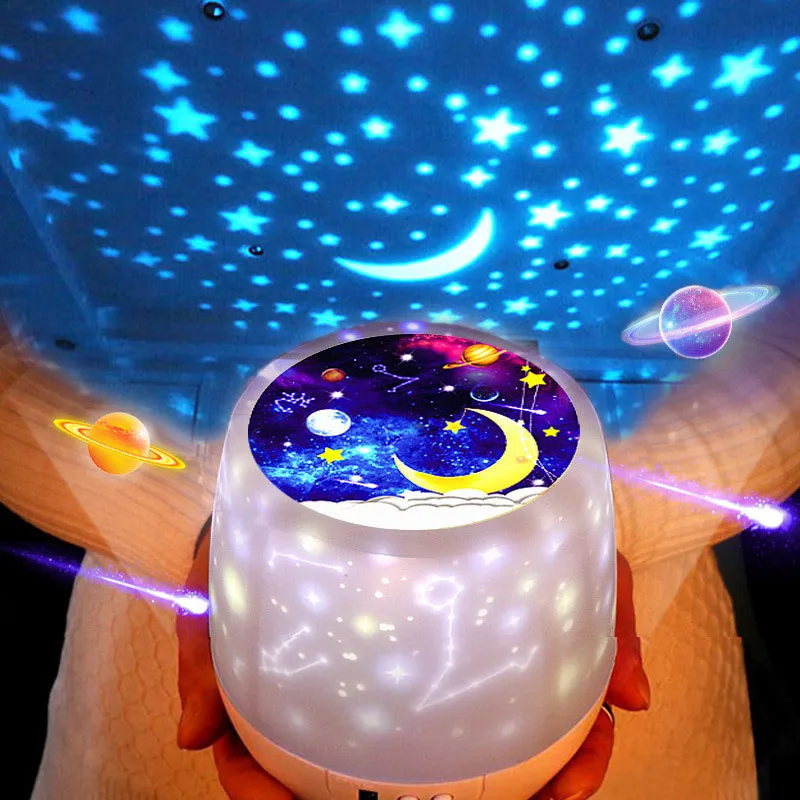 rotating projection night light