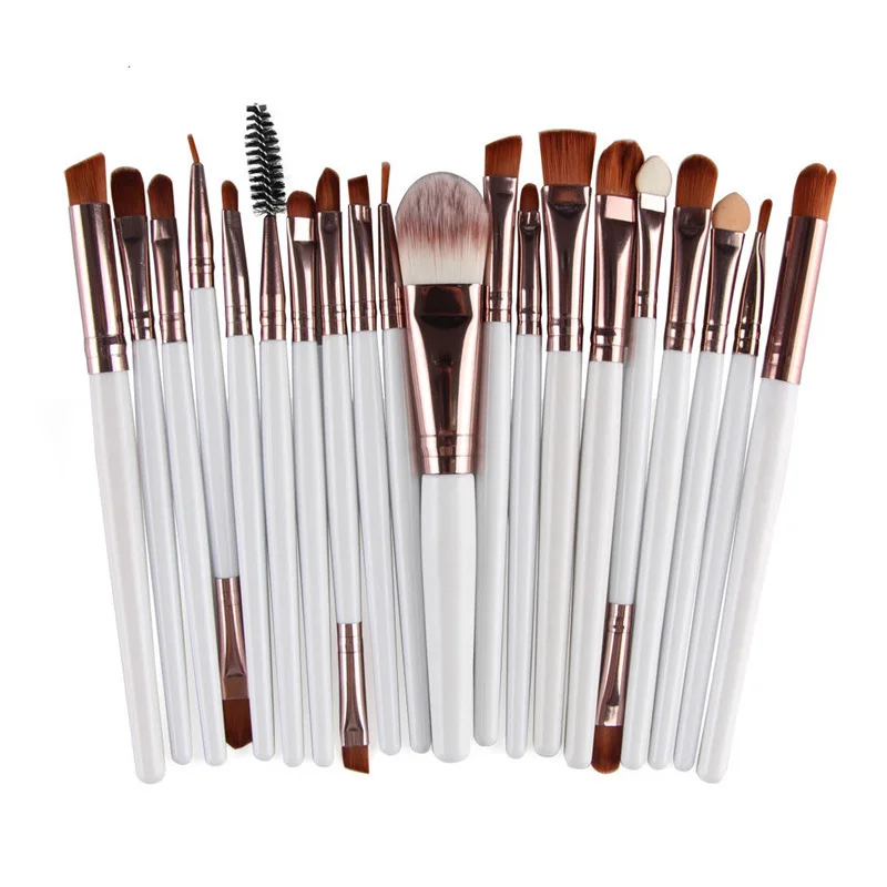 Whole 20pcs Makeup brushes Eye shadow Make up brushes set with custom private label logo
Whole 20pcs Makeup brushes Eye shadow Make up brushes set with custom private label logo