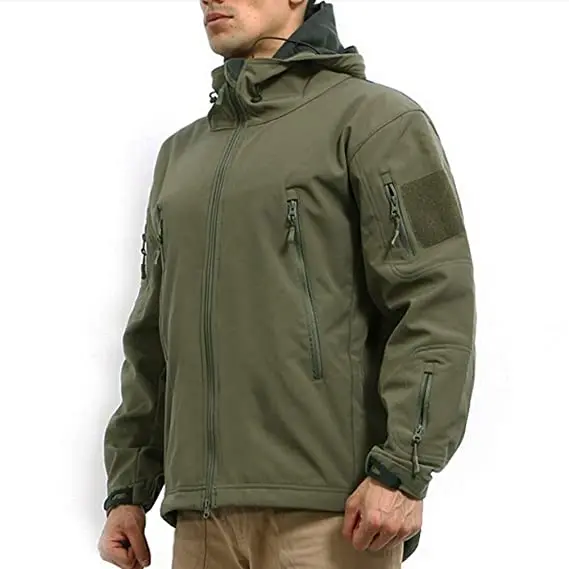 Men's Army Outdoor Military Special Ops Softshell Tactical Hooded Jacket Hunting Jacket, As your request
Men's Army Outdoor Military Special Ops Softshell Tactical Hooded Jacket Hunting Jacket, As your request