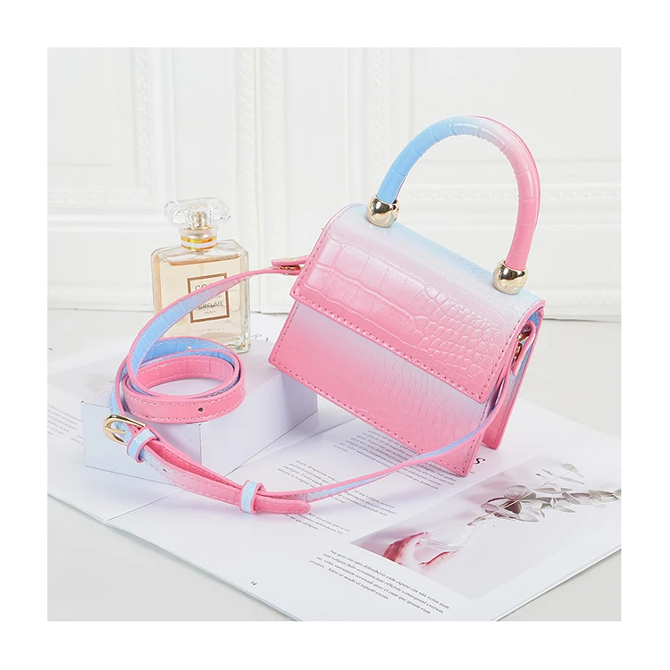 Mini PU Gradient Color Crossbody Bags Women Luxury Brand Crocodile Pattern Shoulder Bags Trendy Purses and Handbags Small Totes
Mini PU Gradient Color Crossbody Bags Women Luxury Brand Crocodile Pattern Shoulder Bags Trendy Purses and Handbags Small Totes