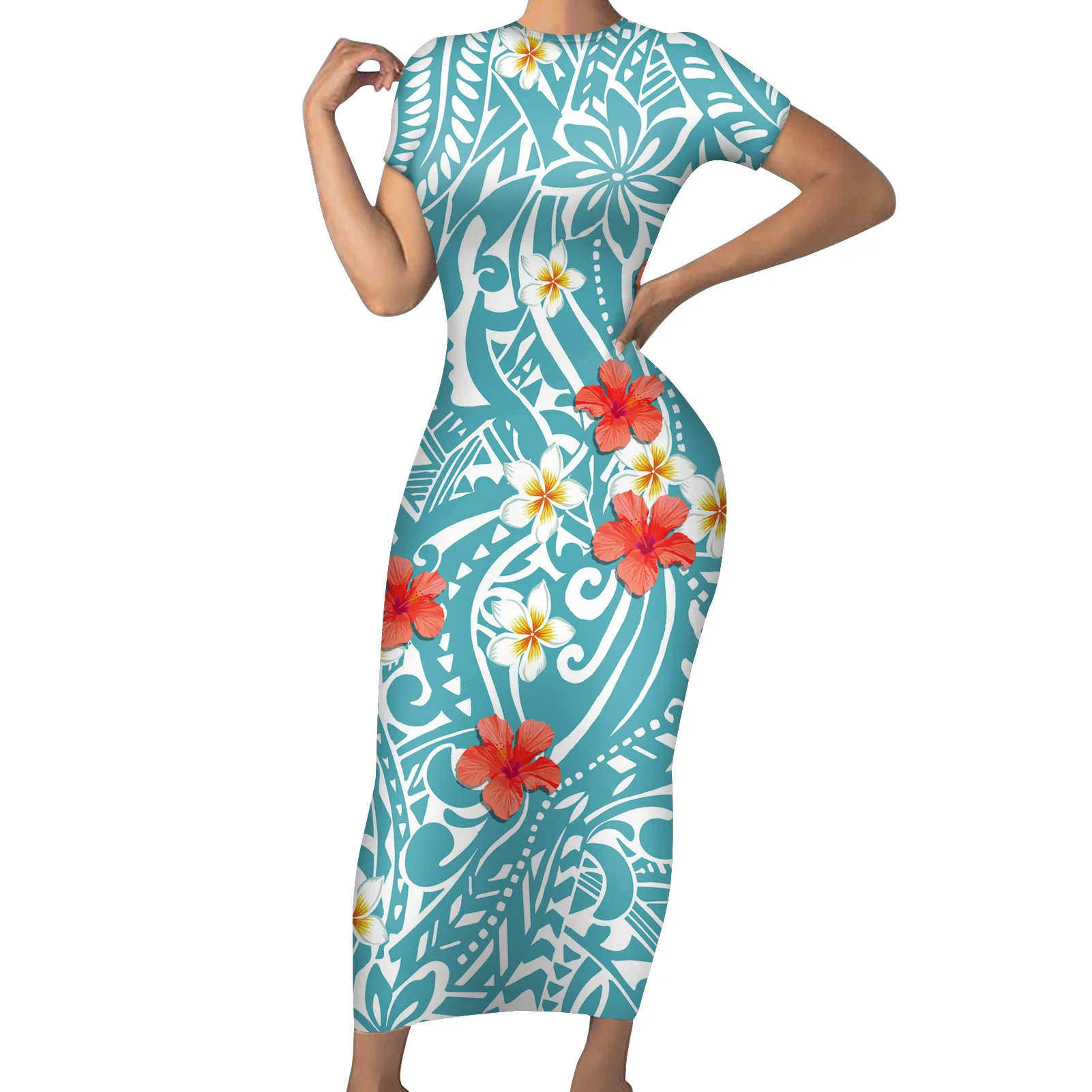 Custom Your Logo New Mint Green Tribal Flower Pattern Printing Slim Short Sleeve Slim Maxi Women Long Sexy Dress Ladies Dress, Customized color
Custom Your Logo New Mint Green Tribal Flower Pattern Printing Slim Short Sleeve Slim Maxi Women Long Sexy Dress Ladies Dress, Customized color