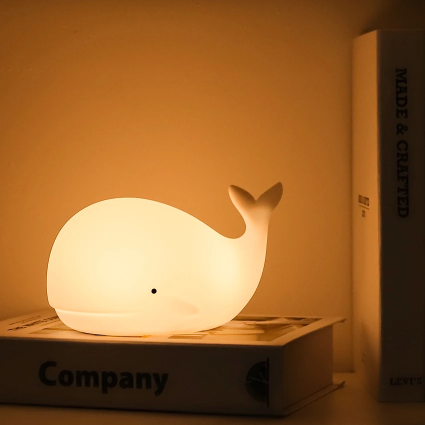 LED Children Night Light Whale Lamp 7 Color USB Rechargeable Silicone Desk Decor Bedroom Room Lamp for Kids Baby Gift
LED Children Night Light Whale Lamp 7 Color USB Rechargeable Silicone Desk Decor Bedroom Room Lamp for Kids Baby Gift