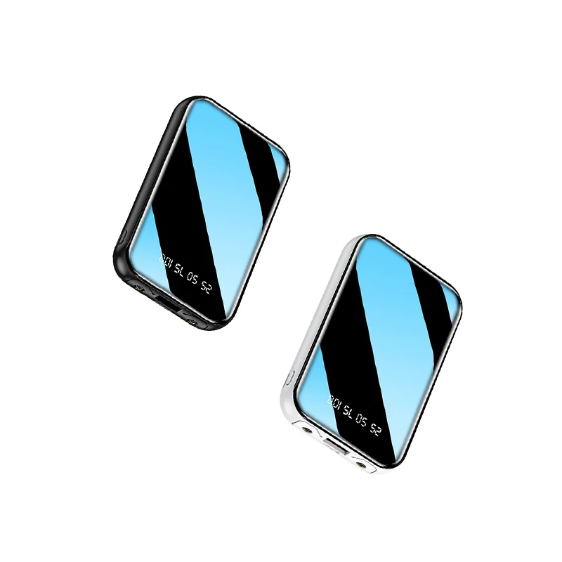 Small Mini 10000mAh Power Bank Universal Mobile Phone External Battery Charger Full Mirror Power Banks 10000 with LCD Display, Red/white/black
Small Mini 10000mAh Power Bank Universal Mobile Phone External Battery Charger Full Mirror Power Banks 10000 with LCD Display, Red/white/black