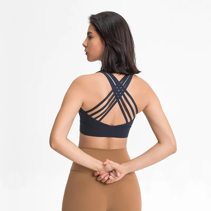 Sling Cross Beautiful Gather Shockproof Yoga Bra Fitness Running Elastic And Comfortable Sports Bra
Sling Cross Beautiful Gather Shockproof Yoga Bra Fitness Running Elastic And Comfortable Sports Bra