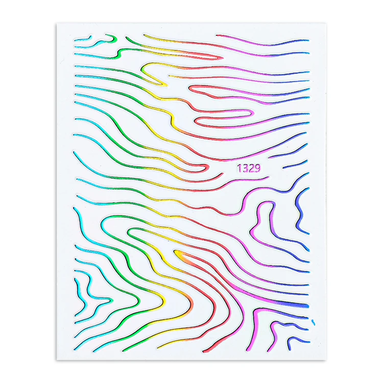 joyful 6 colors metal curve stripe nail art stickers DIY art design nail decals nail supplier 1329-1334, Colorful
joyful 6 colors metal curve stripe nail art stickers DIY art design nail decals nail supplier 1329-1334, Colorful