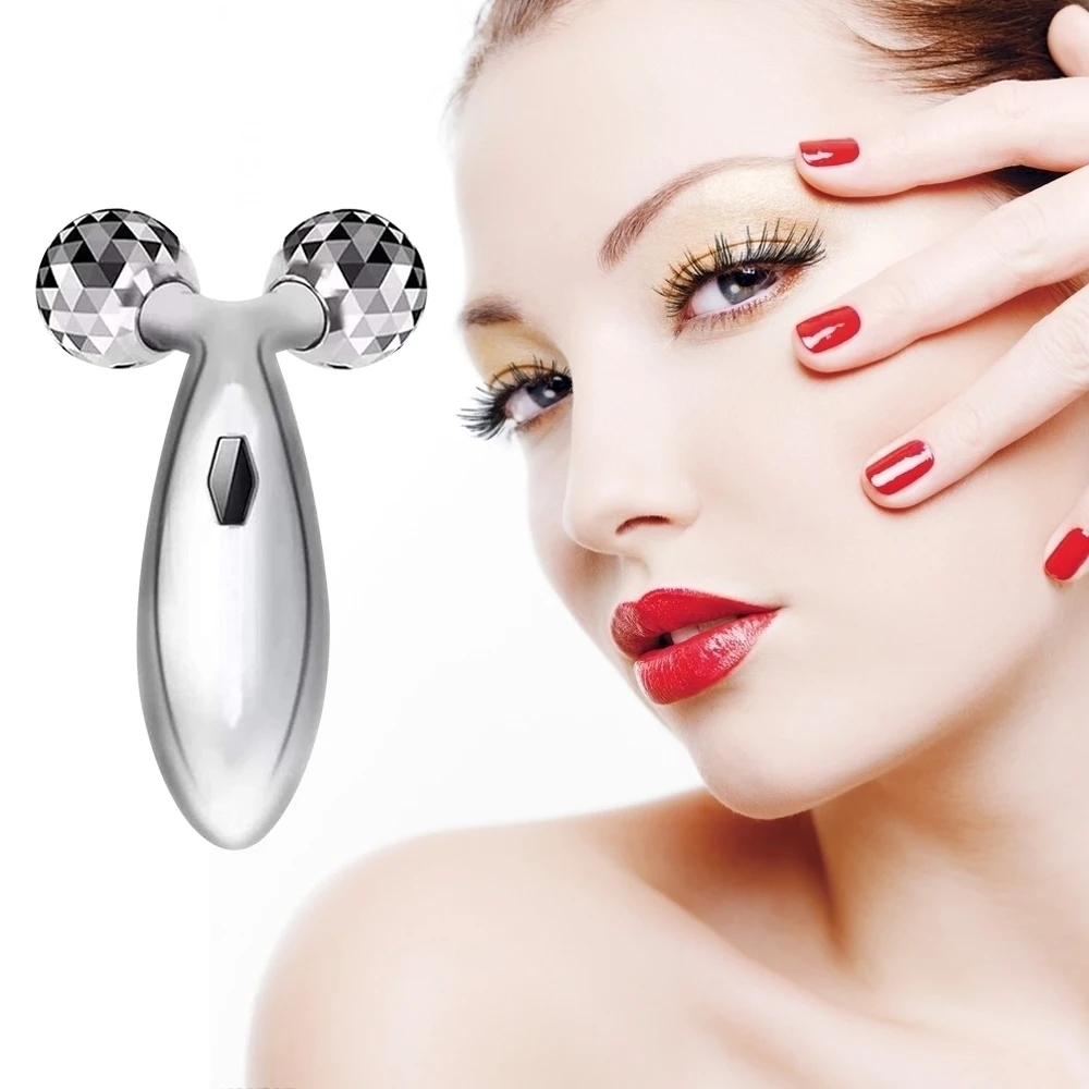 Wrinkle Reduction Skin Care Handheld Y-Shaped Mini Facial 3D Roller Anti Aging Face Lift Massager, Silver, rose gold, purple, black
Wrinkle Reduction Skin Care Handheld Y-Shaped Mini Facial 3D Roller Anti Aging Face Lift Massager, Silver, rose gold, purple, black