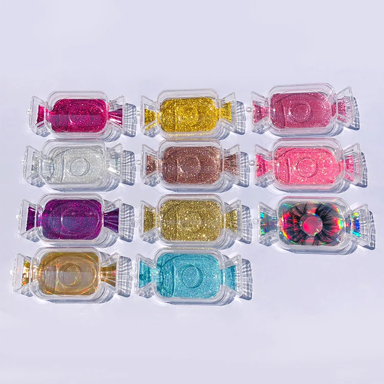eyelash candy lash case Plastic Candy Cases candy shape plastic cases for 3D mink lashes
eyelash candy lash case Plastic Candy Cases candy shape plastic cases for 3D mink lashes